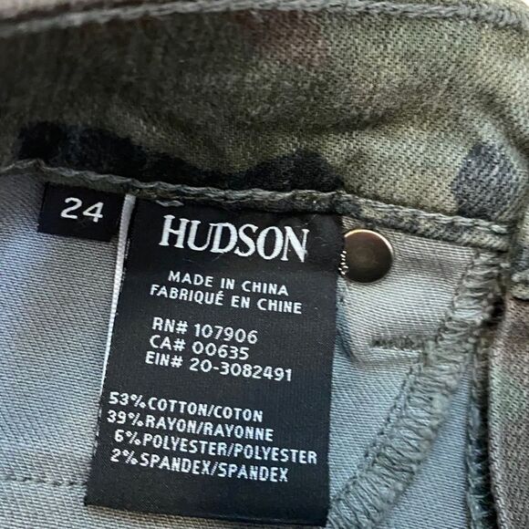 hudson Barbara High Rise Skinny Jeans in Camo - Picture 10 of 13